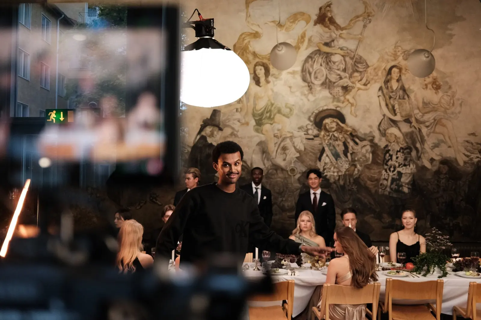 Fashcene Reverie campaign film, cinematography: Behind the scenes. Photo: Benjamin Hirviniemi
