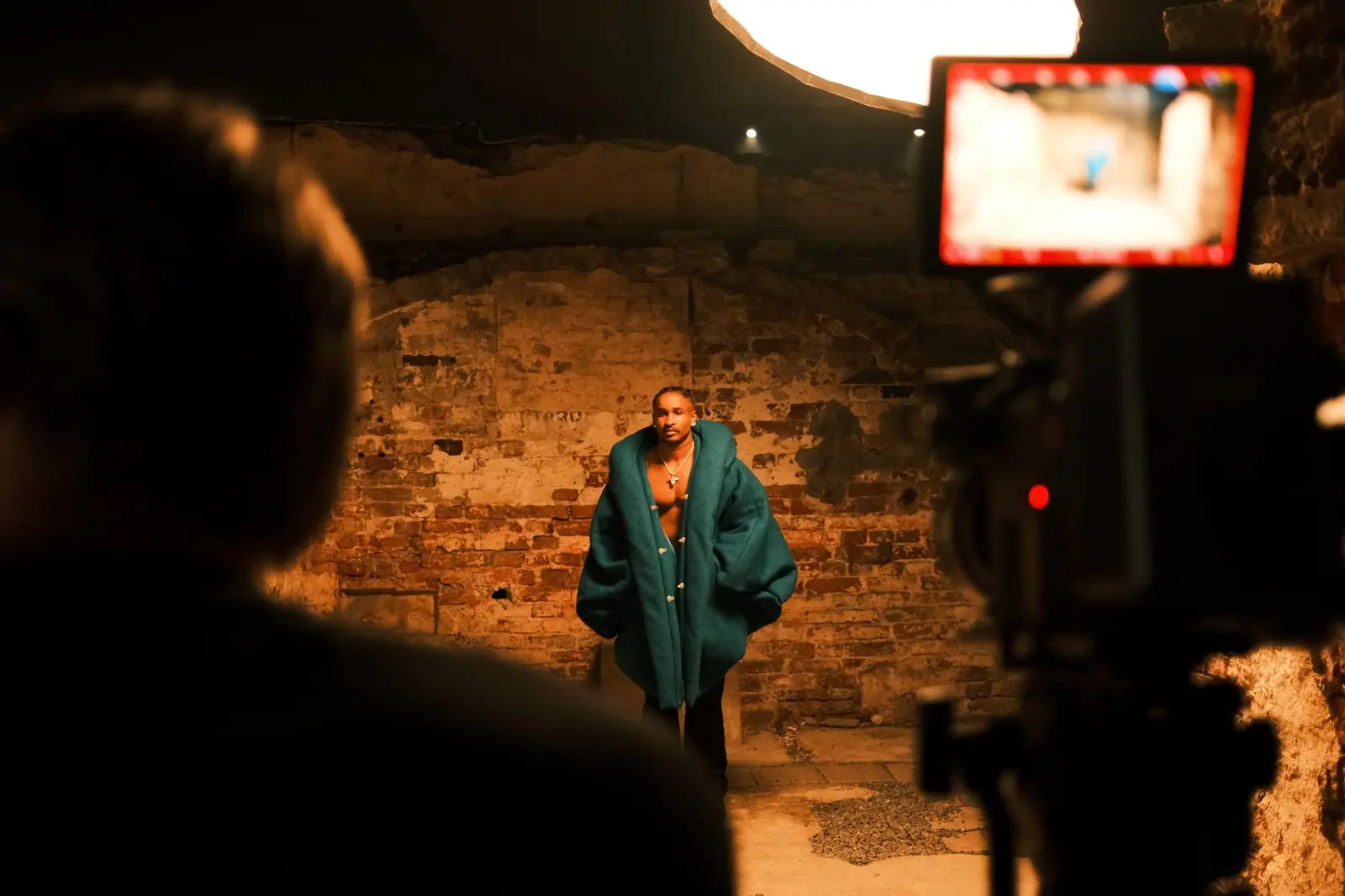 Fashcene Reverie campaign film, cinematography: Behind the scenes. Photo: Benjamin Hirviniemi